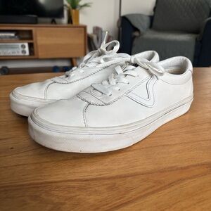 Vans Leather White Men's Sneakers